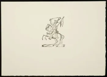 estampe Soldat sur un cheval cabré 1969.87.137.2 Photo