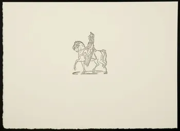 estampe Soldat à cheval 1969.87.139.3 Photo