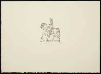 estampe Soldat à cheval 1969.87.140 Photo