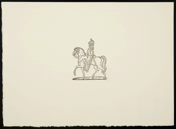 estampe Soldat à cheval 1969.87.141.1 Photo