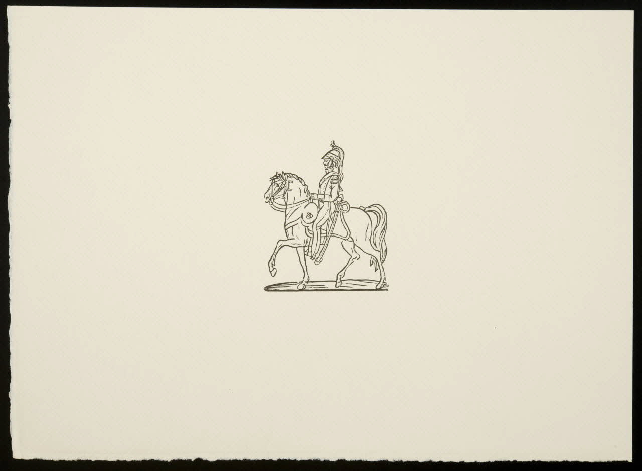 estampe Soldat à cheval 1969.87.141.2 Photo