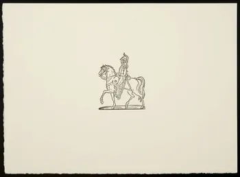 estampe Soldat à cheval 1969.87.141.3 Photo
