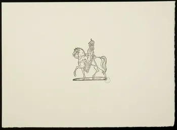 estampe Soldat à cheval 1969.87.142 Photo