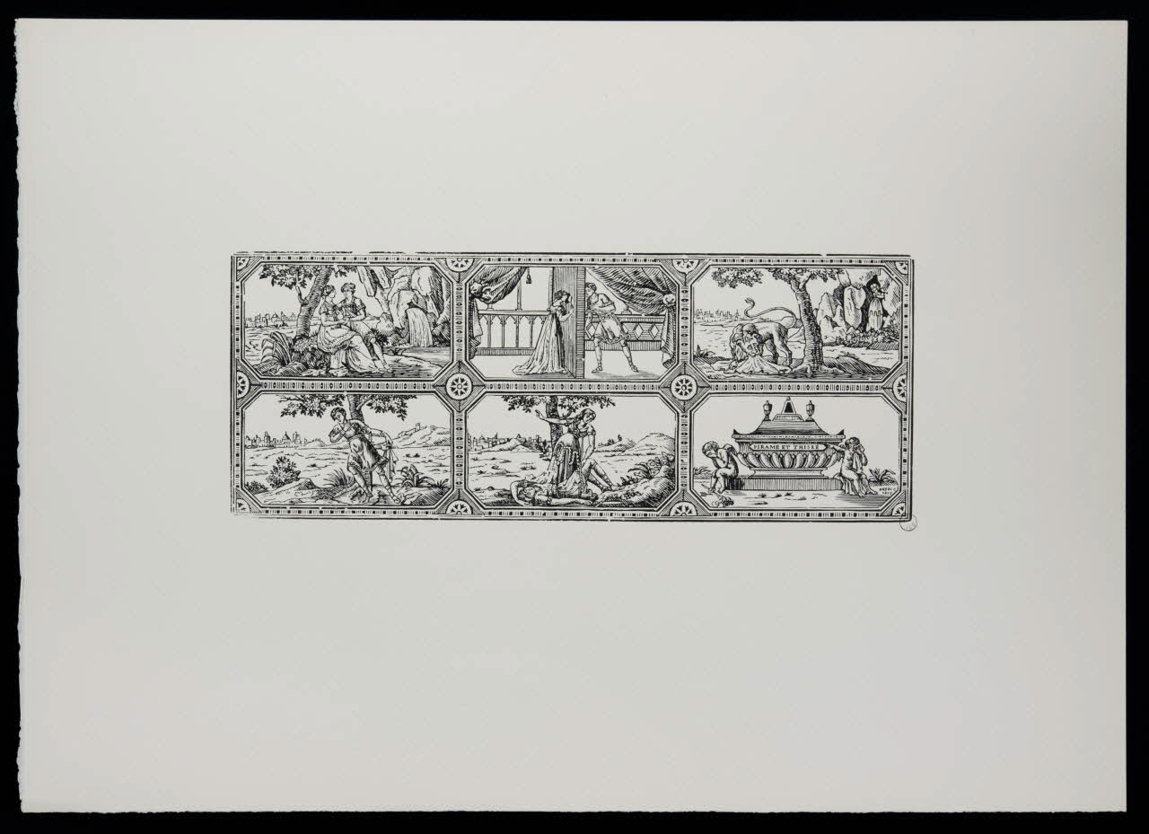 estampe Histoire de Pyrame et Thisbe 1969.87.147.1 Photo