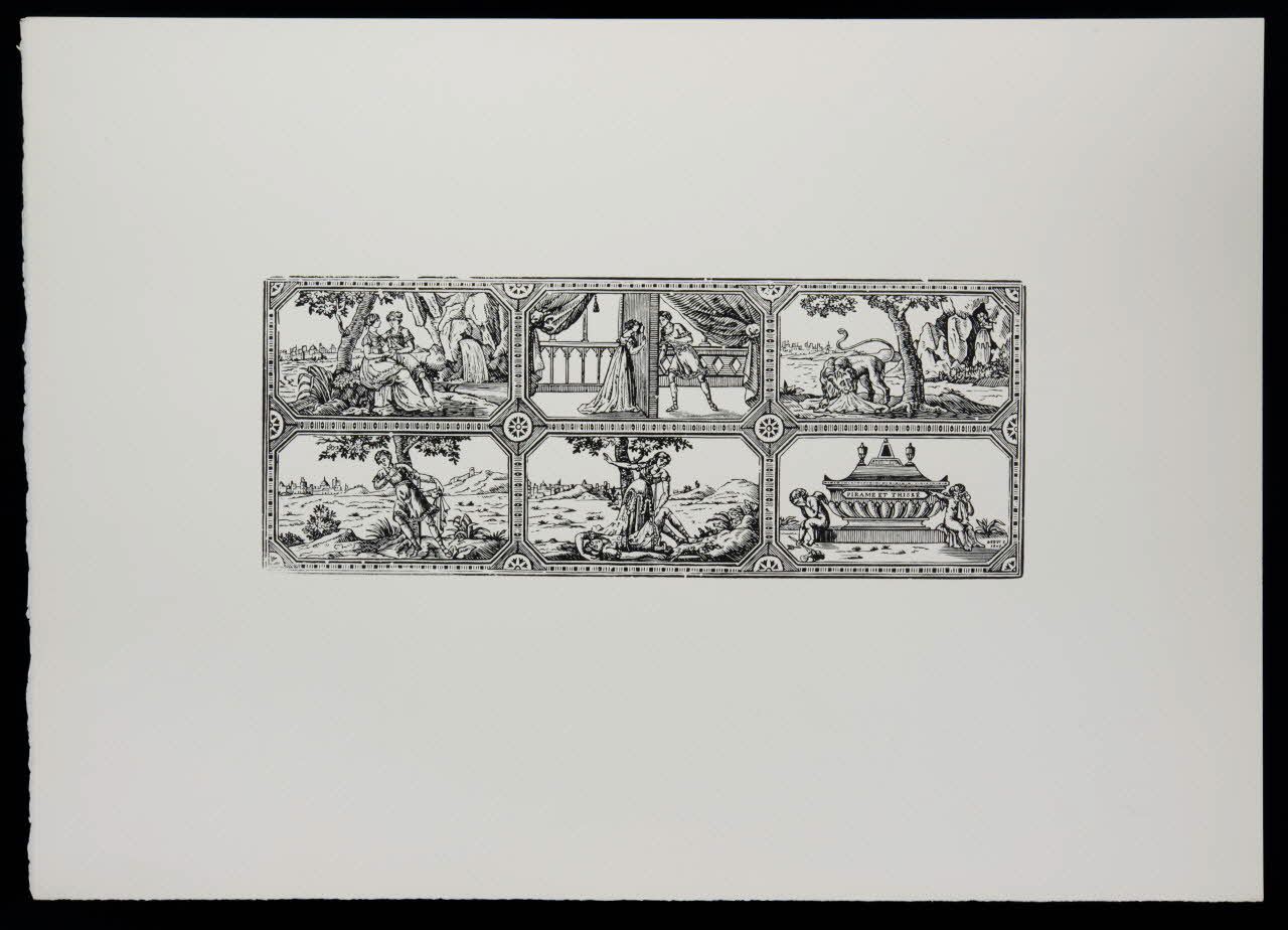 estampe Histoire de Pyrame et Thisbe 1969.87.147.2 Photo