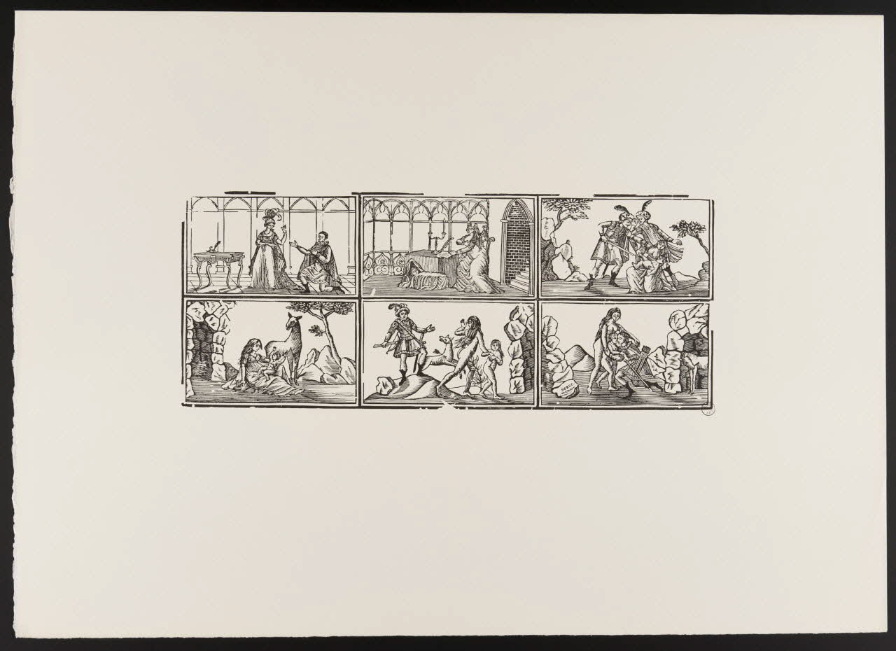 estampe Fuite d'une femme et de son enfant 1969.87.154 Photo