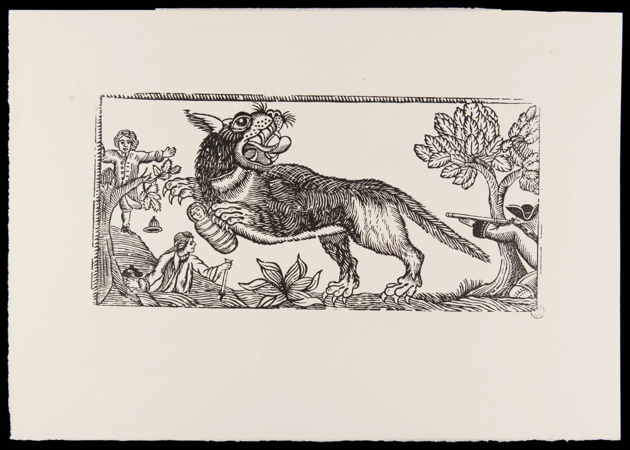 estampe Chasse au monstre 1969.87.157.1 Photo