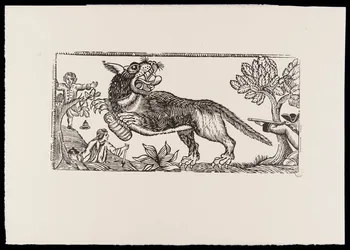 estampe Chasse au monstre 1969.87.157.1 Photo