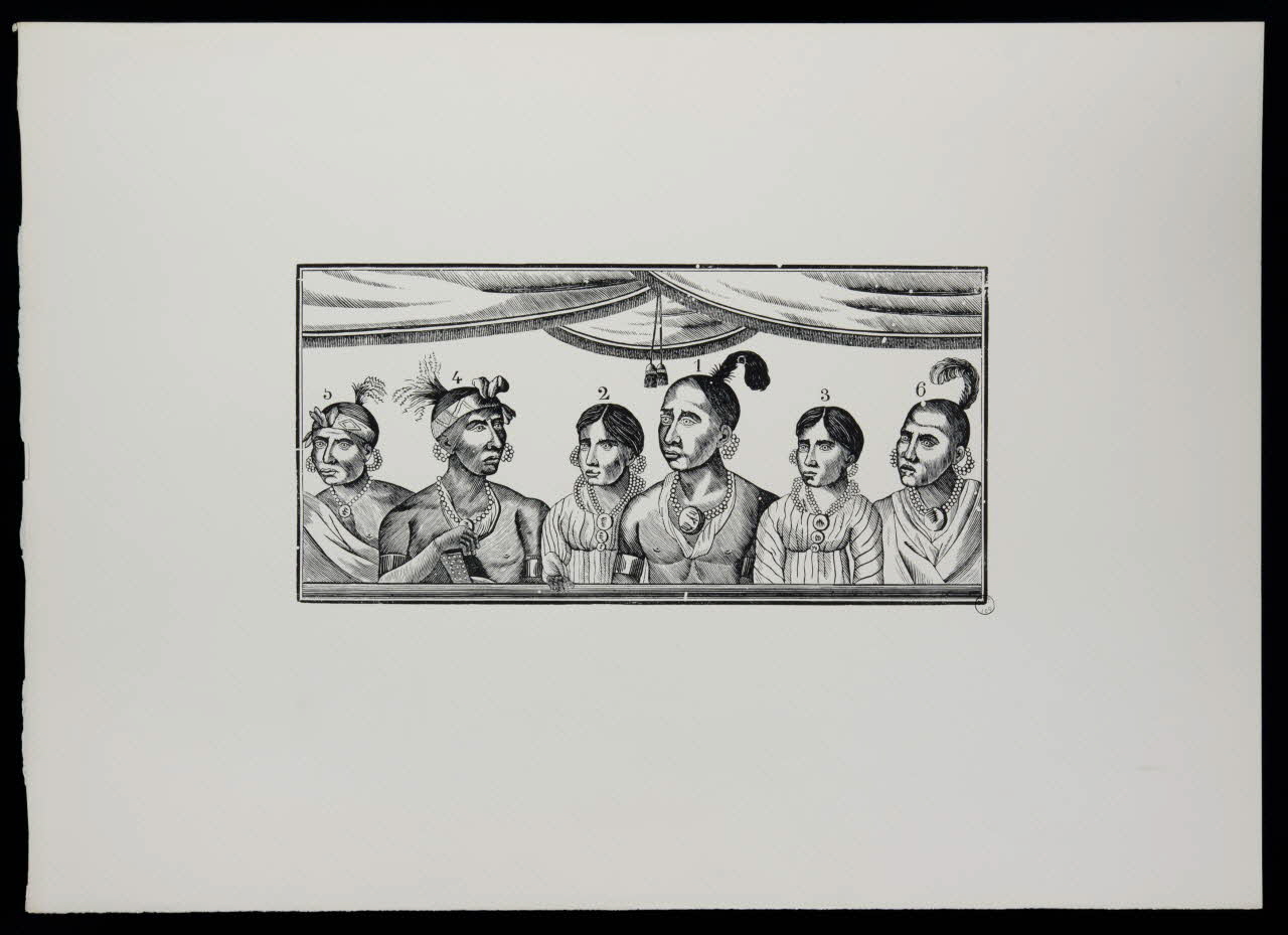 estampe Portrait des six otages arrivés en France le 27 juillet 1827 1969.87.159.1 Photo