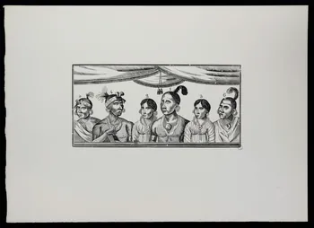 estampe Portrait des six otages arrivés en France le 27 juillet 1827 1969.87.159.1 Photo