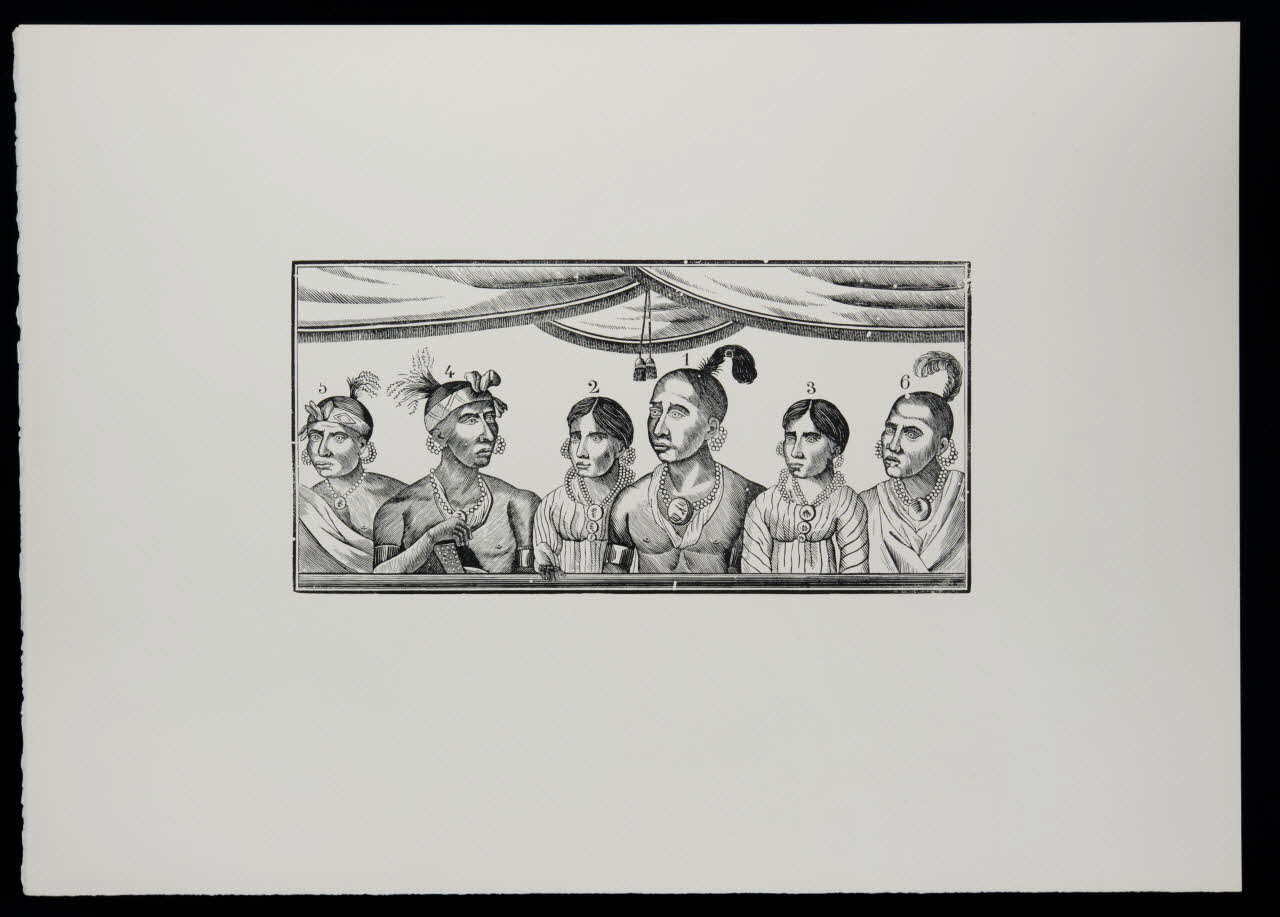 estampe Portrait des six otages arrivés en France le 27 juillet 1827 1969.87.159.2 Photo