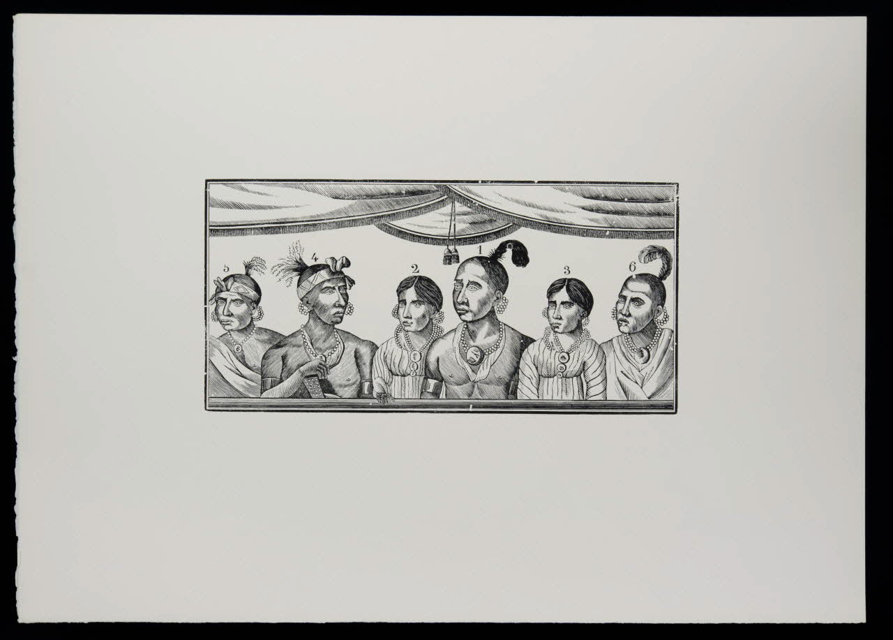 estampe Portrait des six otages arrivés en France le 27 juillet 1827 1969.87.159.3 Photo