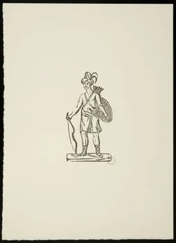 estampe Chasseur à l'archer 1969.87.173.1 Photo