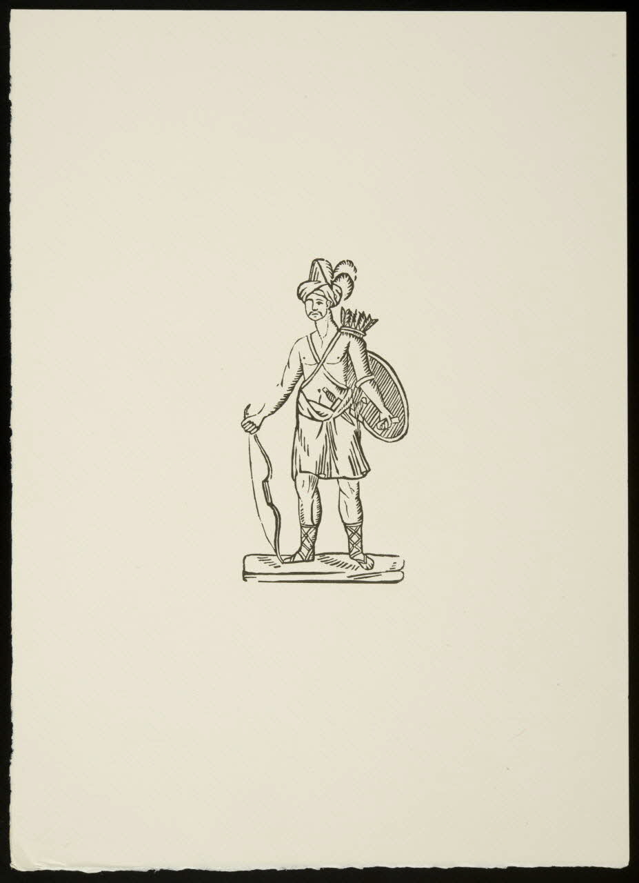 estampe Chasseur à l'archer 1969.87.173.2 Photo