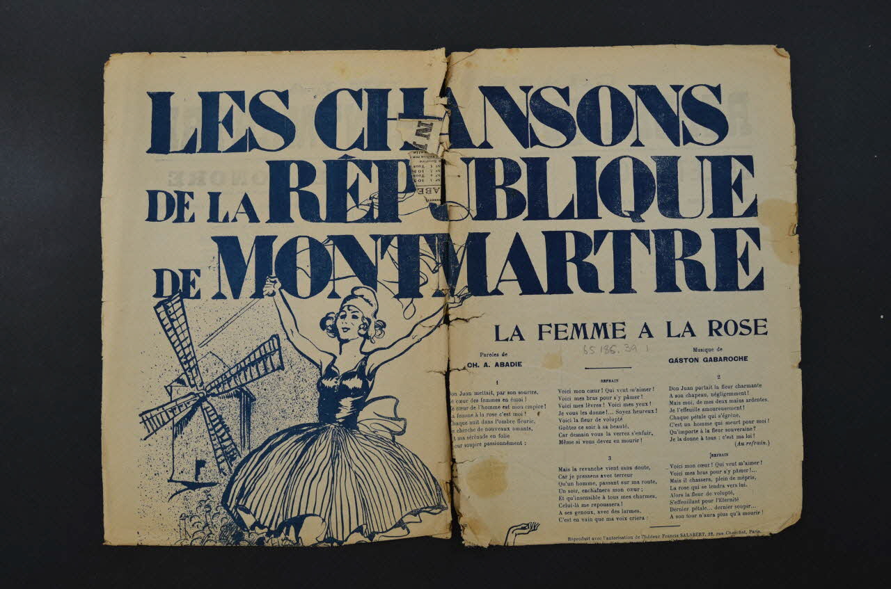 chanson petit format 1965.186.39 Photo Mucem