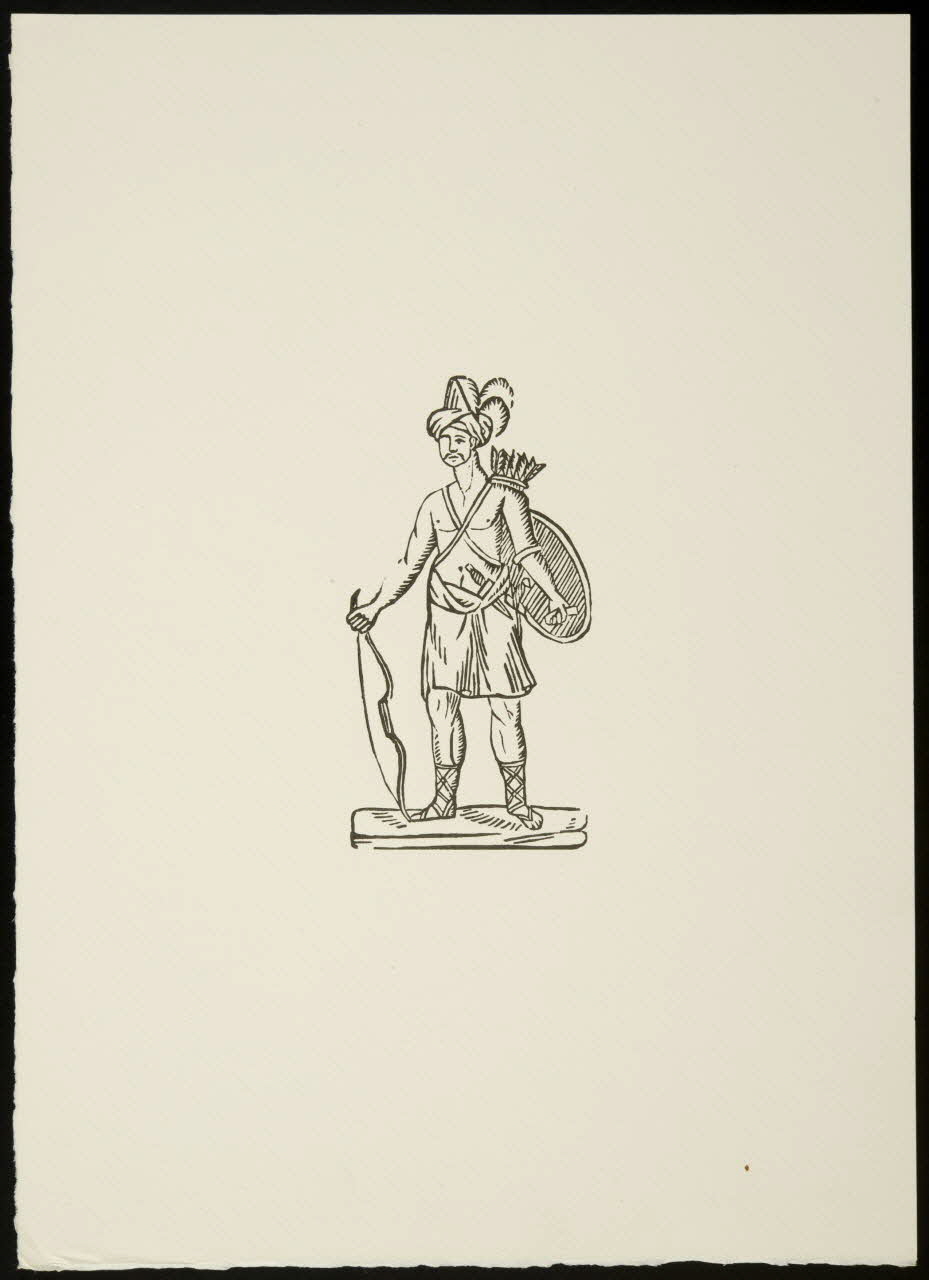 estampe Chasseur à l'archer 1969.87.173.3 Photo