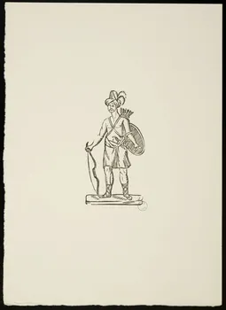 estampe Chasseur à l'archer 1969.87.174 Photo
