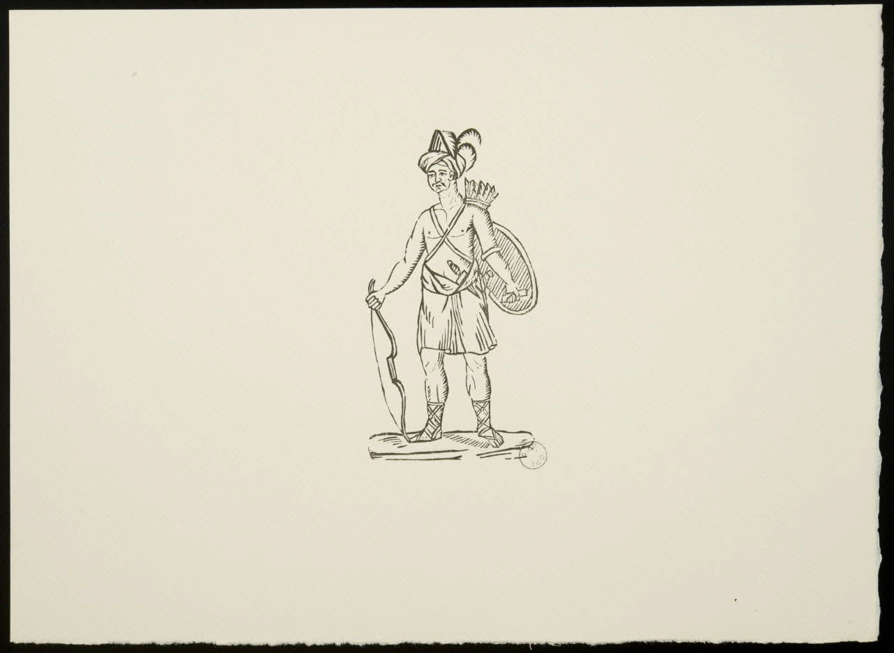 estampe Chasseur à l'archer 1969.87.175.1 Photo