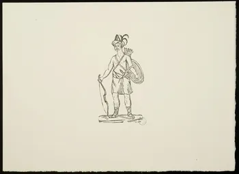 estampe Chasseur à l'archer 1969.87.175.1 Photo