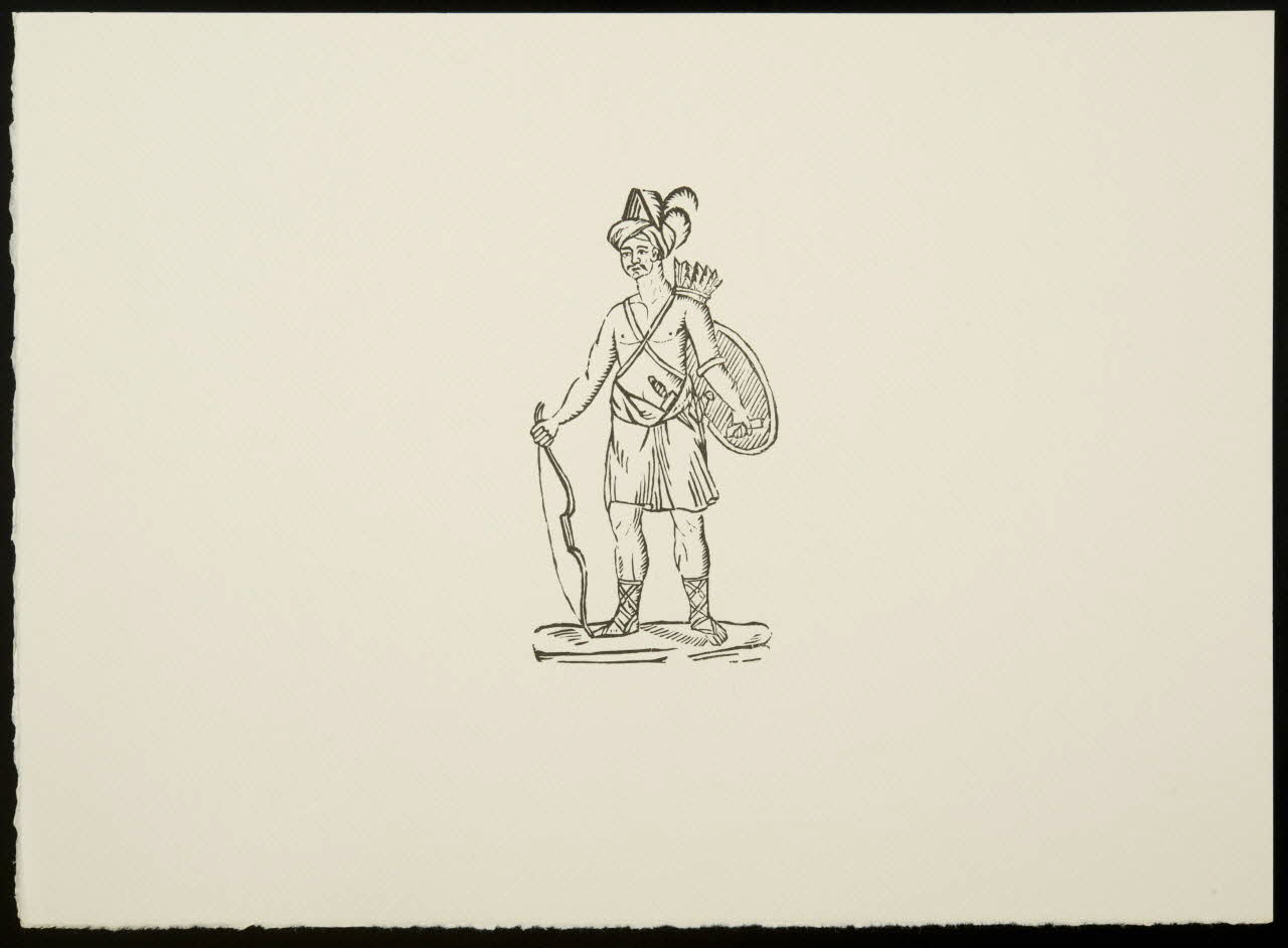 estampe Chasseur à l'archer 1969.87.175.2 Photo