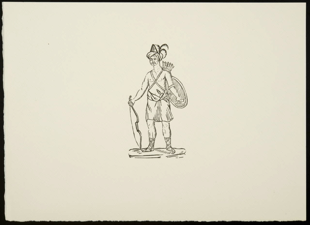 estampe Chasseur à l'archer 1969.87.175.3 Photo