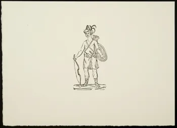 estampe Chasseur à l'archer 1969.87.175.3 Photo