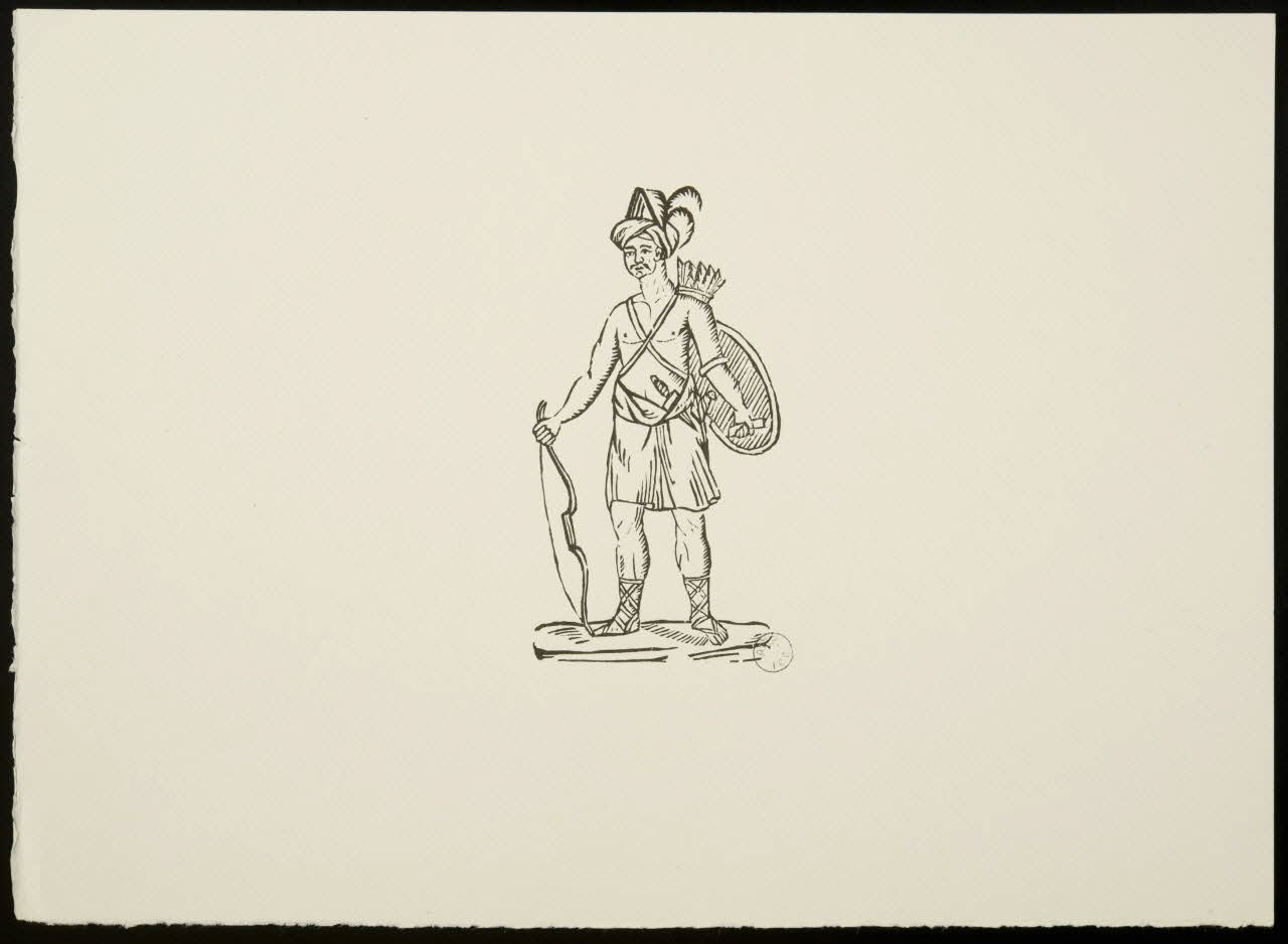 estampe Chasseur à l'archer 1969.87.176 Photo