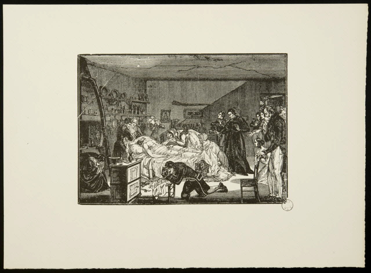 estampe Veillée funèbre 1969.87.182 Photo