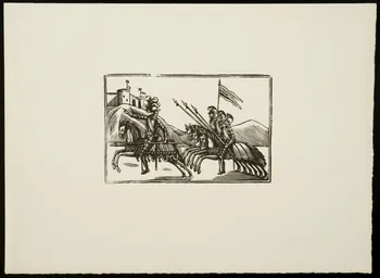 estampe Assaut de chevaliers 1969.87.183.1 Photo
