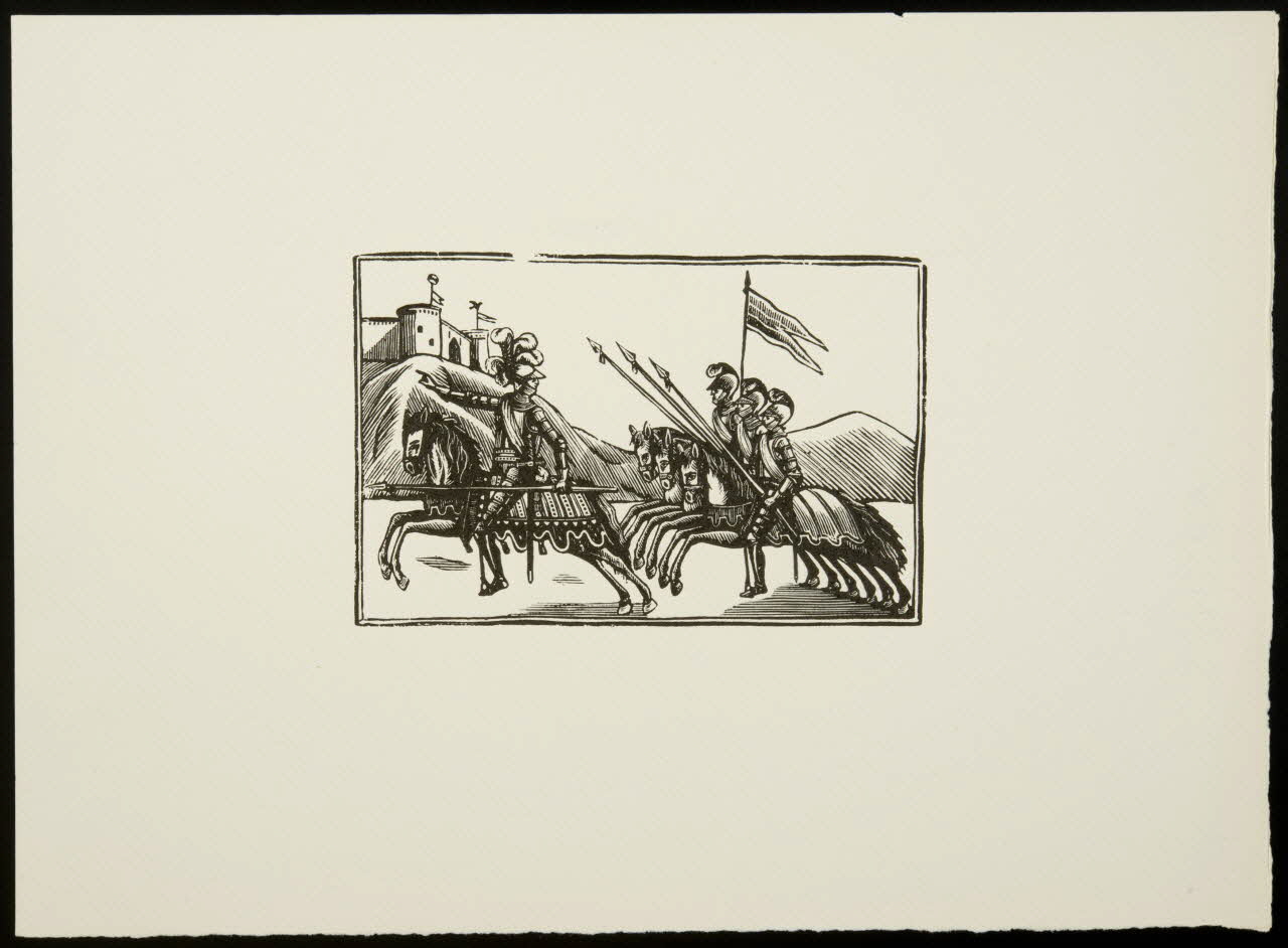 estampe Assaut de chevaliers 1969.87.183.2 Photo