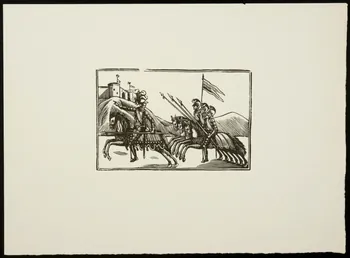 estampe Assaut de chevaliers 1969.87.183.2 Photo