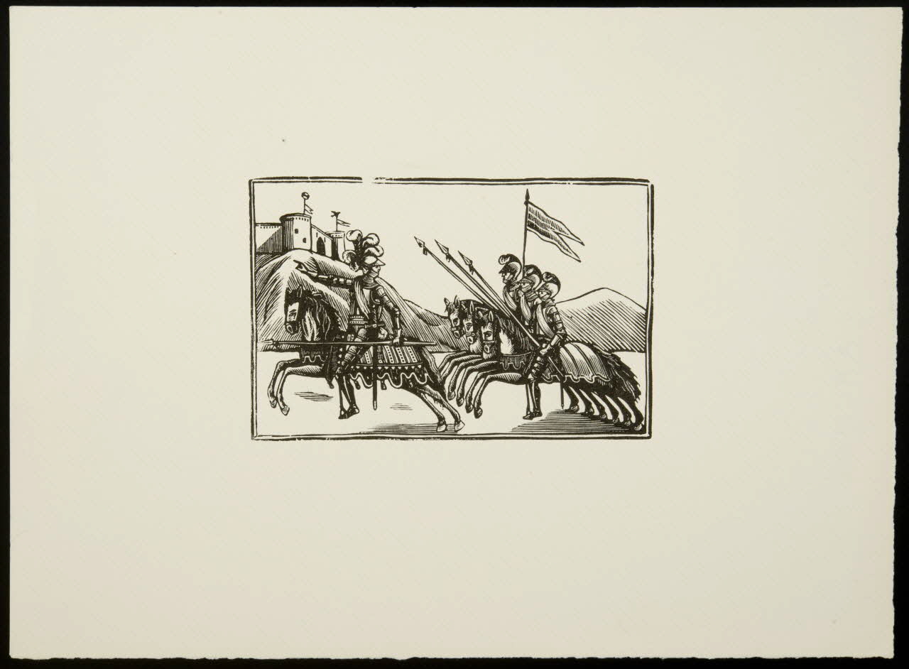 estampe Assaut de chevaliers 1969.87.183.3 Photo