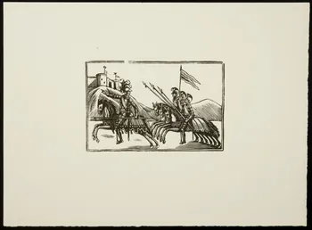 estampe Assaut de chevaliers 1969.87.183.3 Photo