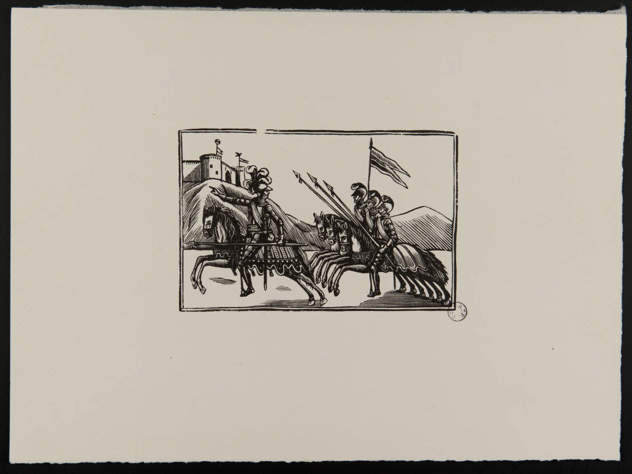 estampe Cavaliers armés 1969.87.184 Photo