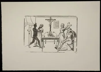 estampe Séance d'exorcisme 1969.87.188 Photo