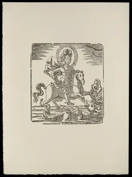 estampe St George terrassant le dragon 1969.87.189.2 Photo