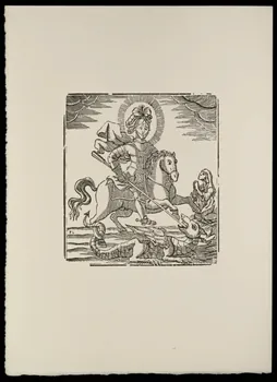 estampe St George terrassant le dragon 1969.87.189.3 Photo