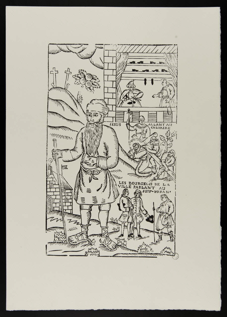 estampe Histoire du juif errant 1969.87.191.1 Photo