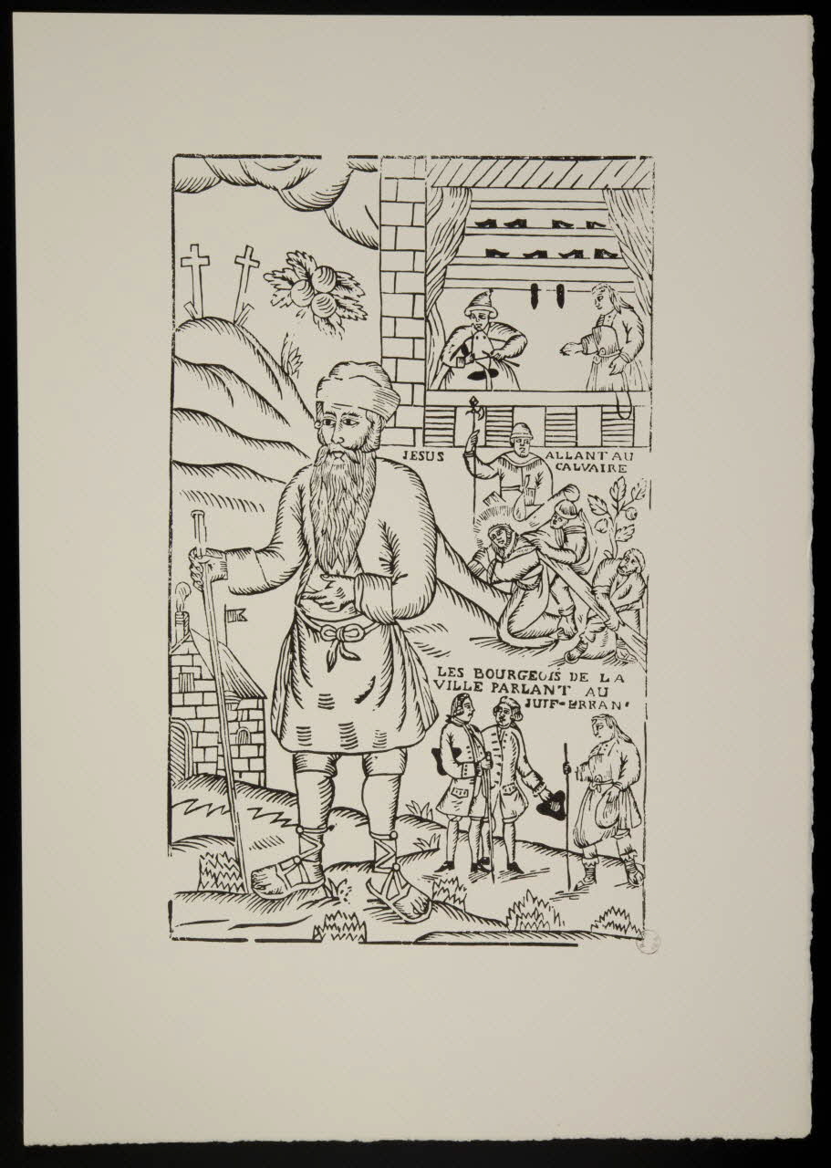 estampe JESUS ALLANT AU  CALVAIRE 1969.87.192 Photo