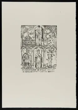 estampe LA CONFRAIRIE DE ST CLER FONDEE A L'EGLISE ST MACLOU DE ROUEN 1969.87.197.2 Photo