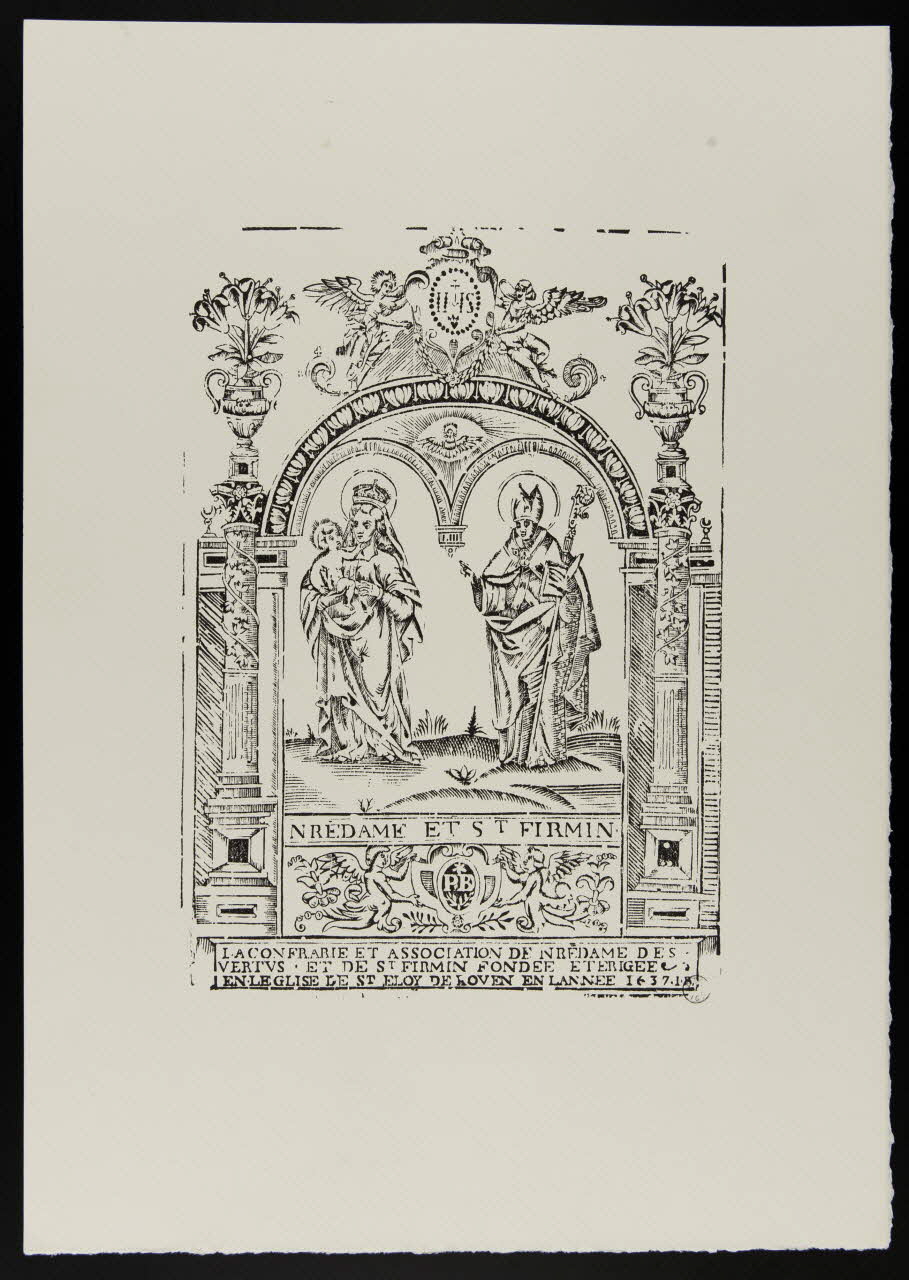 estampe NREDAME ET ST FIRMIN 1969.87.201.1 Photo