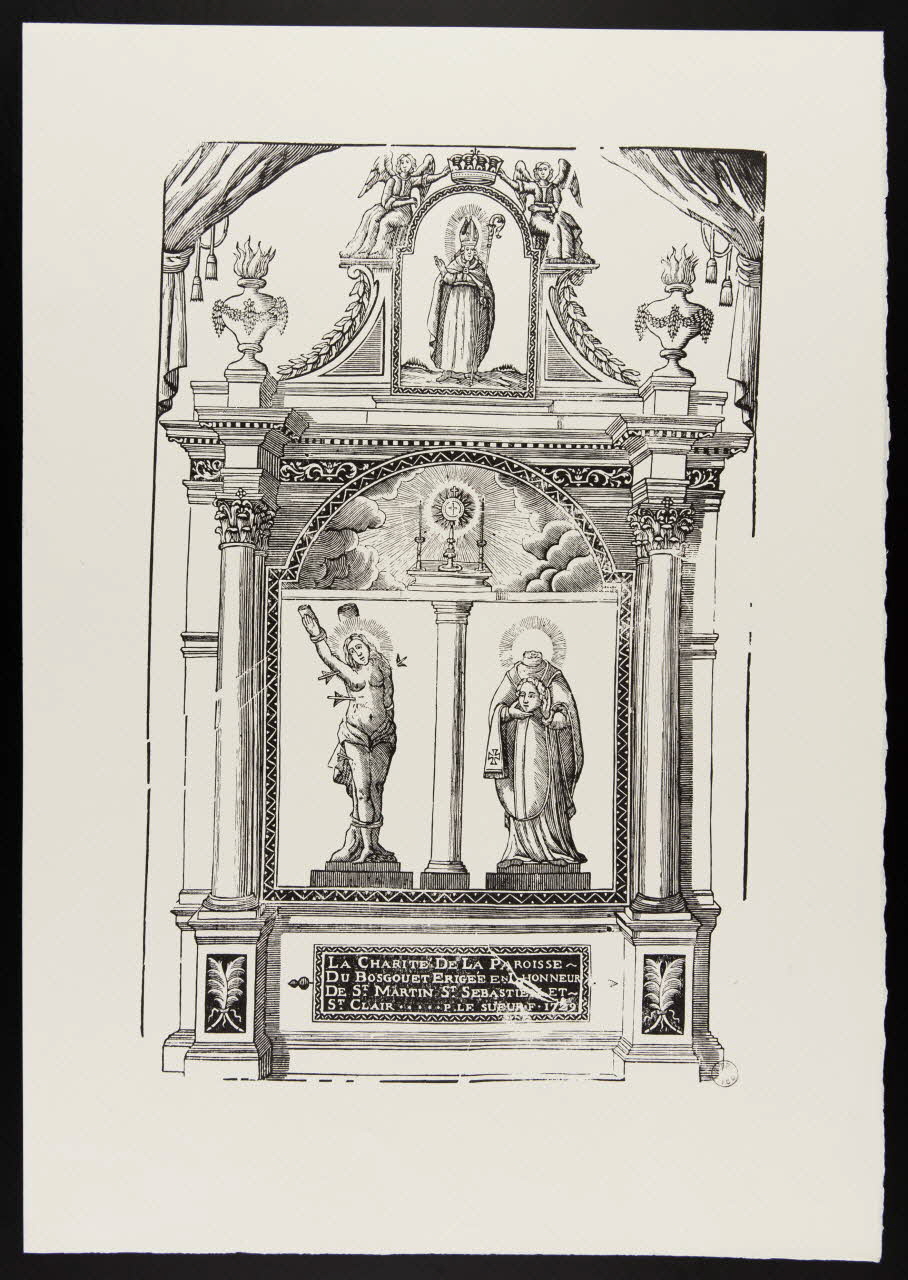 estampe LA CHARITE DE LA PAROISSE 1969.87.217.1 Photo