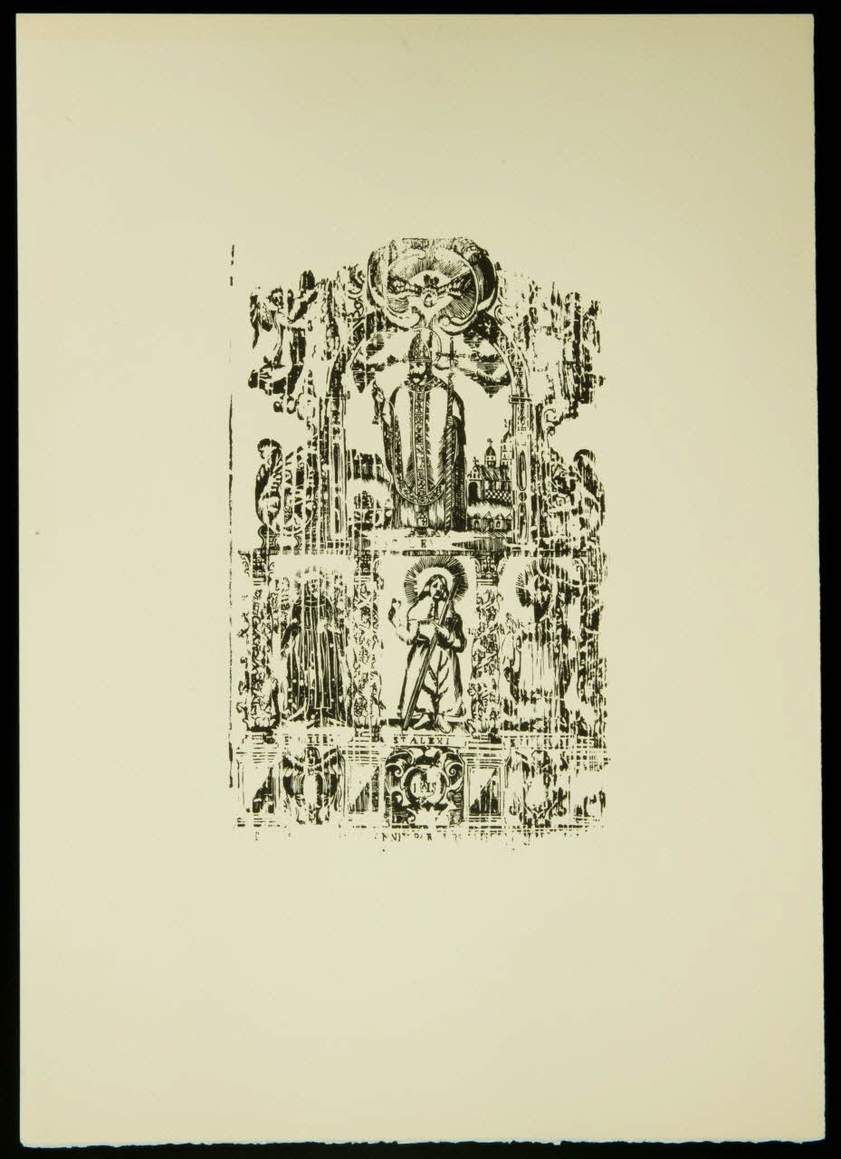 estampe Saint Leu, Saint Gilles, Saint Alexis et Saint Placide 1969.87.219.3 Photo