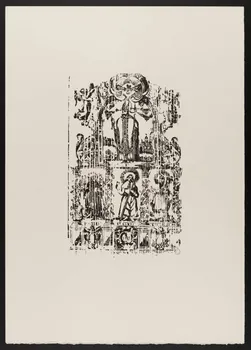 estampe Saint dans un décor d'architecture 1969.87.220 Photo