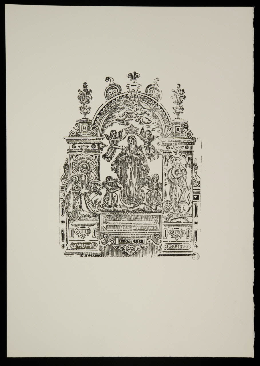 estampe Autel à la Vierge 1969.87.221.1 Photo