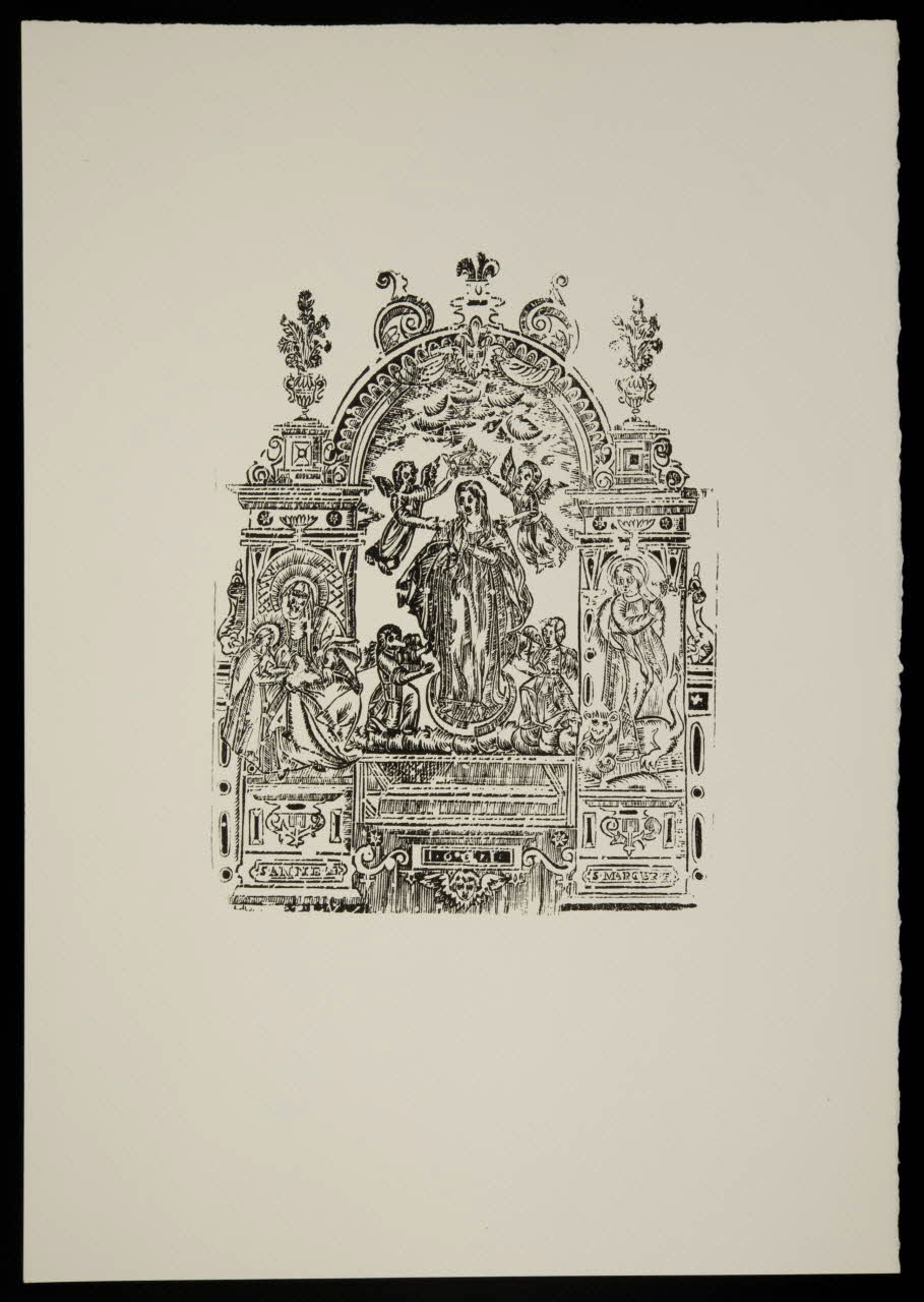 estampe Autel à la Vierge 1969.87.221.2 Photo