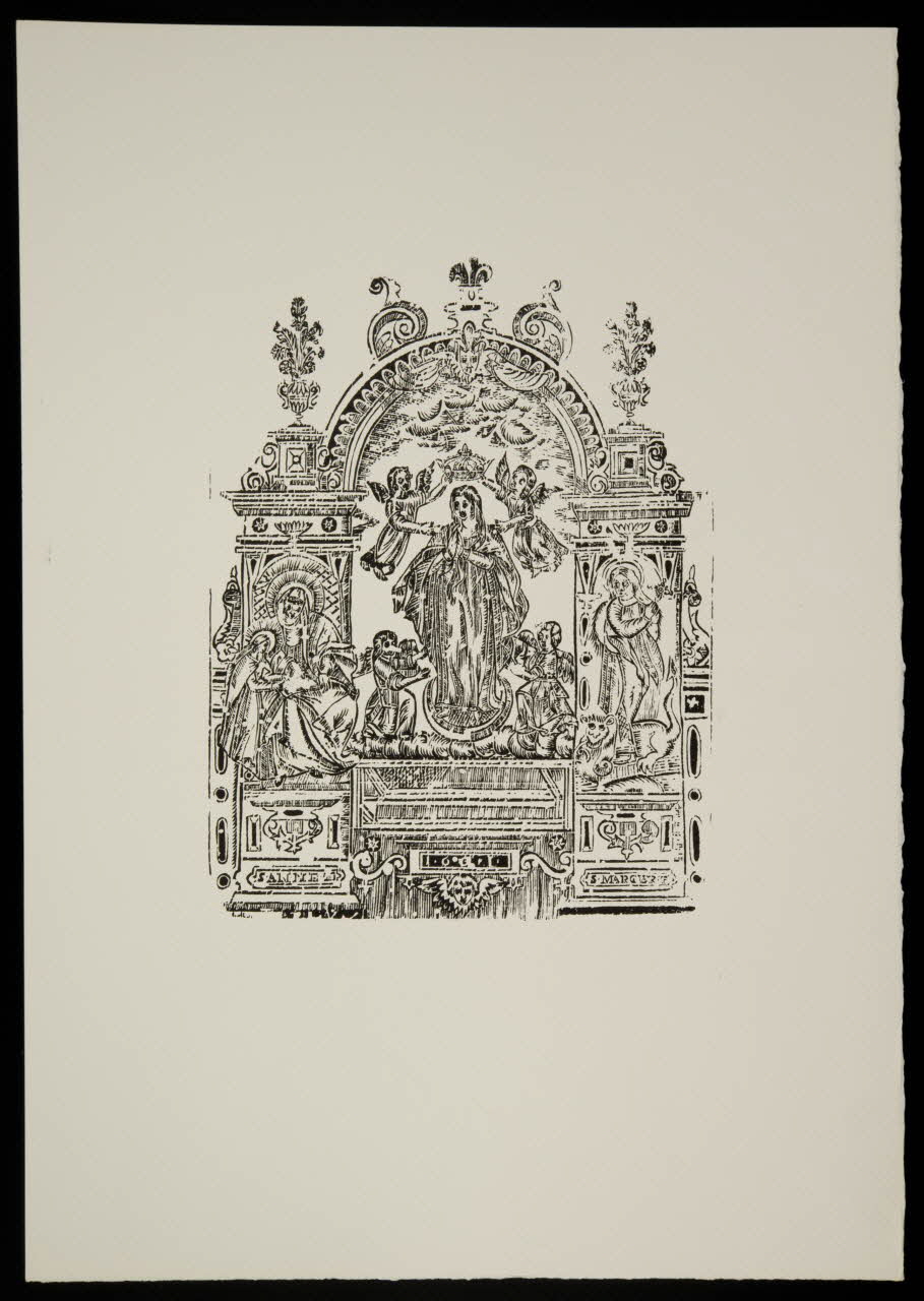 estampe Autel à la Vierge 1969.87.221.3 Photo