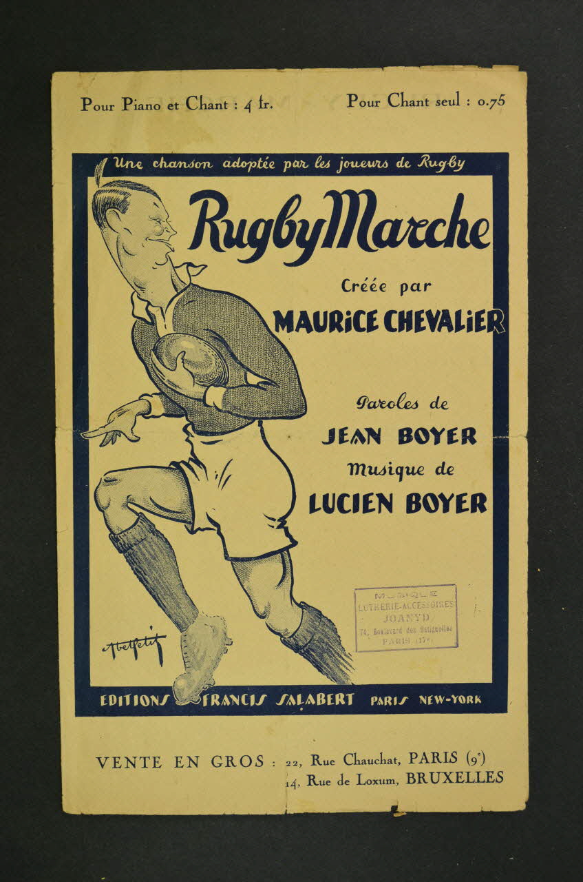 Jean Boyer ; Lucien Boyer ; Francis F. Salabert ; Maurice Chevalier chanson petit format Île-de-France, France 1924 1965.186.40 Photo Mucem