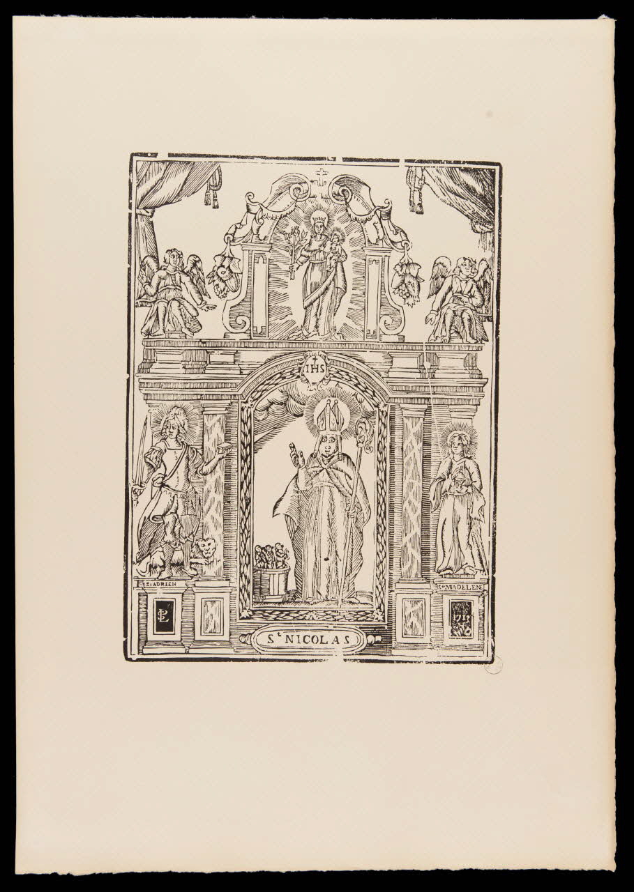 estampe St NICOLAS 1969.87.223.1 Photo