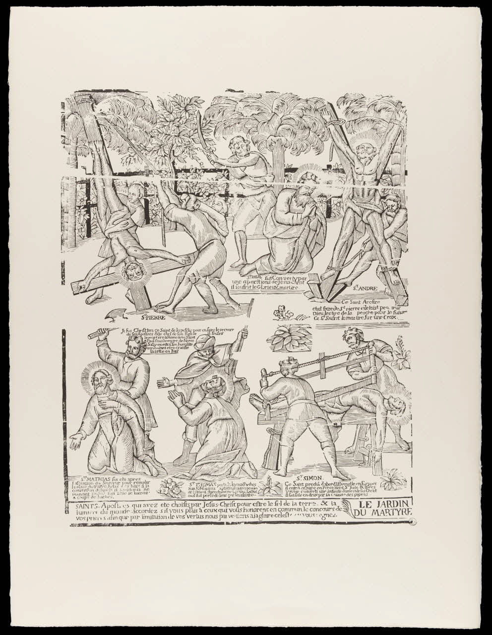 estampe LE JARDIN  DU MARTYR 1969.87.230 Photo